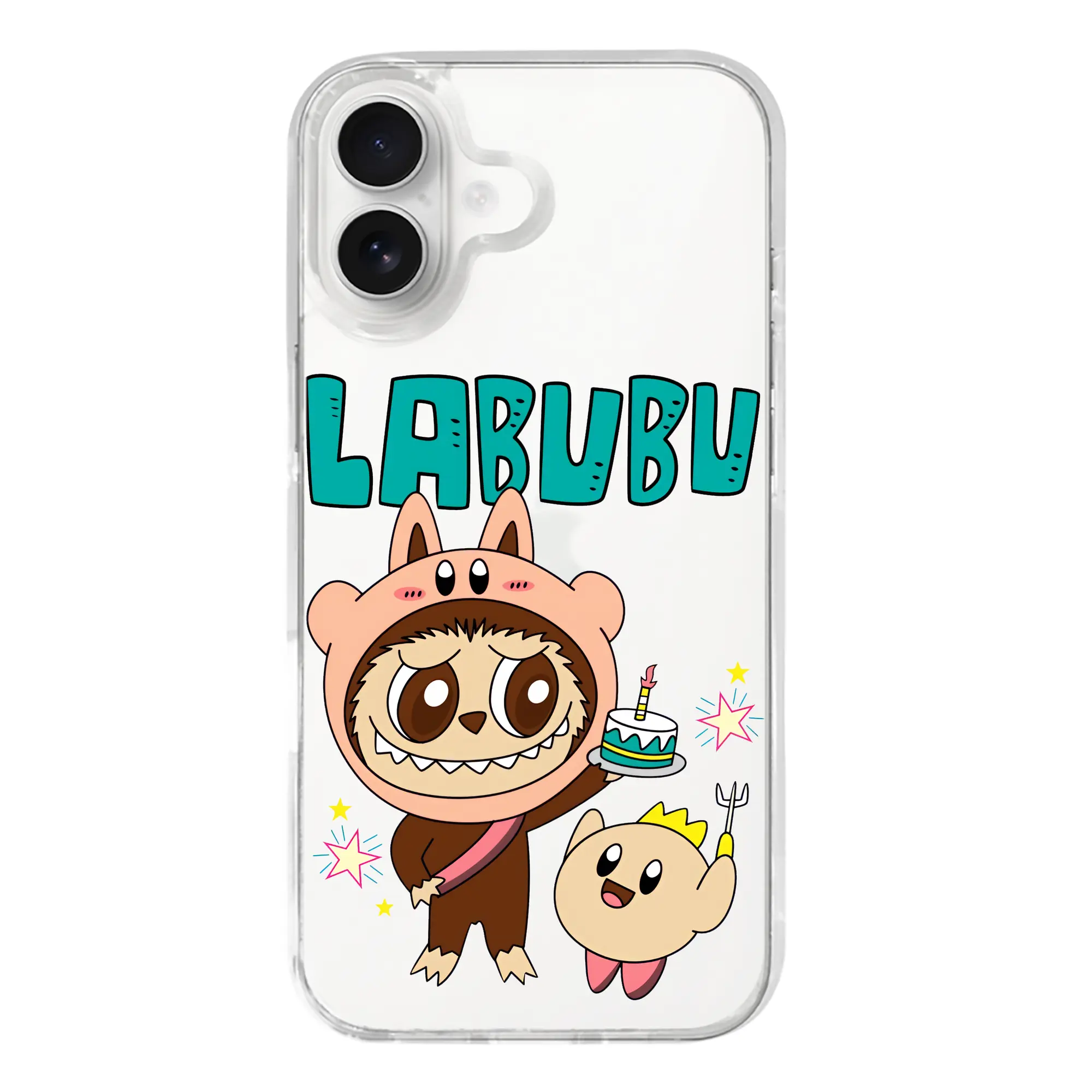 ラブブ グッズ モココ - iPhone 17シリーズ 透明スマホケース – 薄型・耐衝撃・精密フィット保護カバー